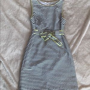 LOFT Blue and White Tie Mini Dress Size 0P